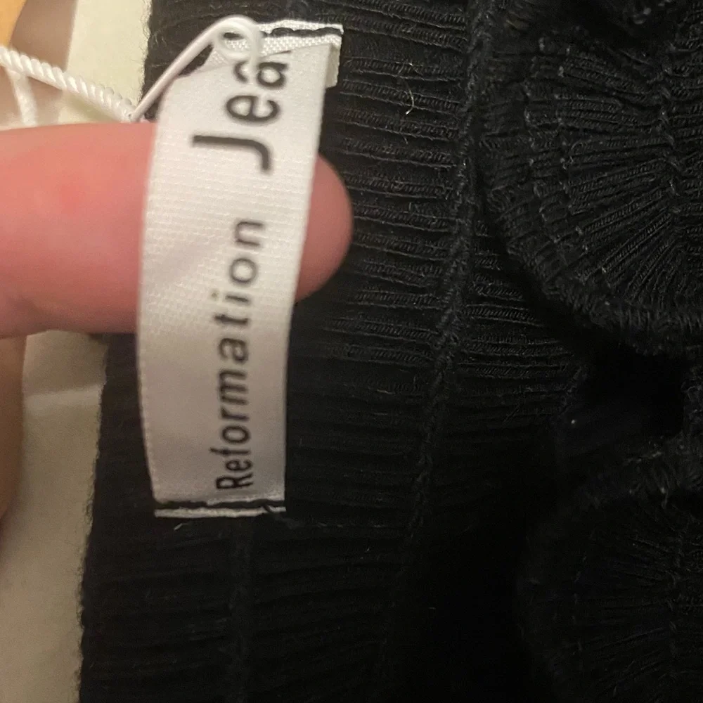 Reformation Jeans Black Longsleeve Dress - Picture 5 of 6